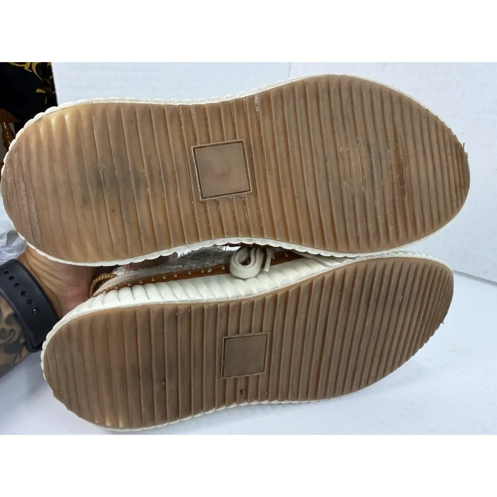 Coconuts by Matisse Go To Platform Sneakers Woven‎ Tweed Women's Size 8.5